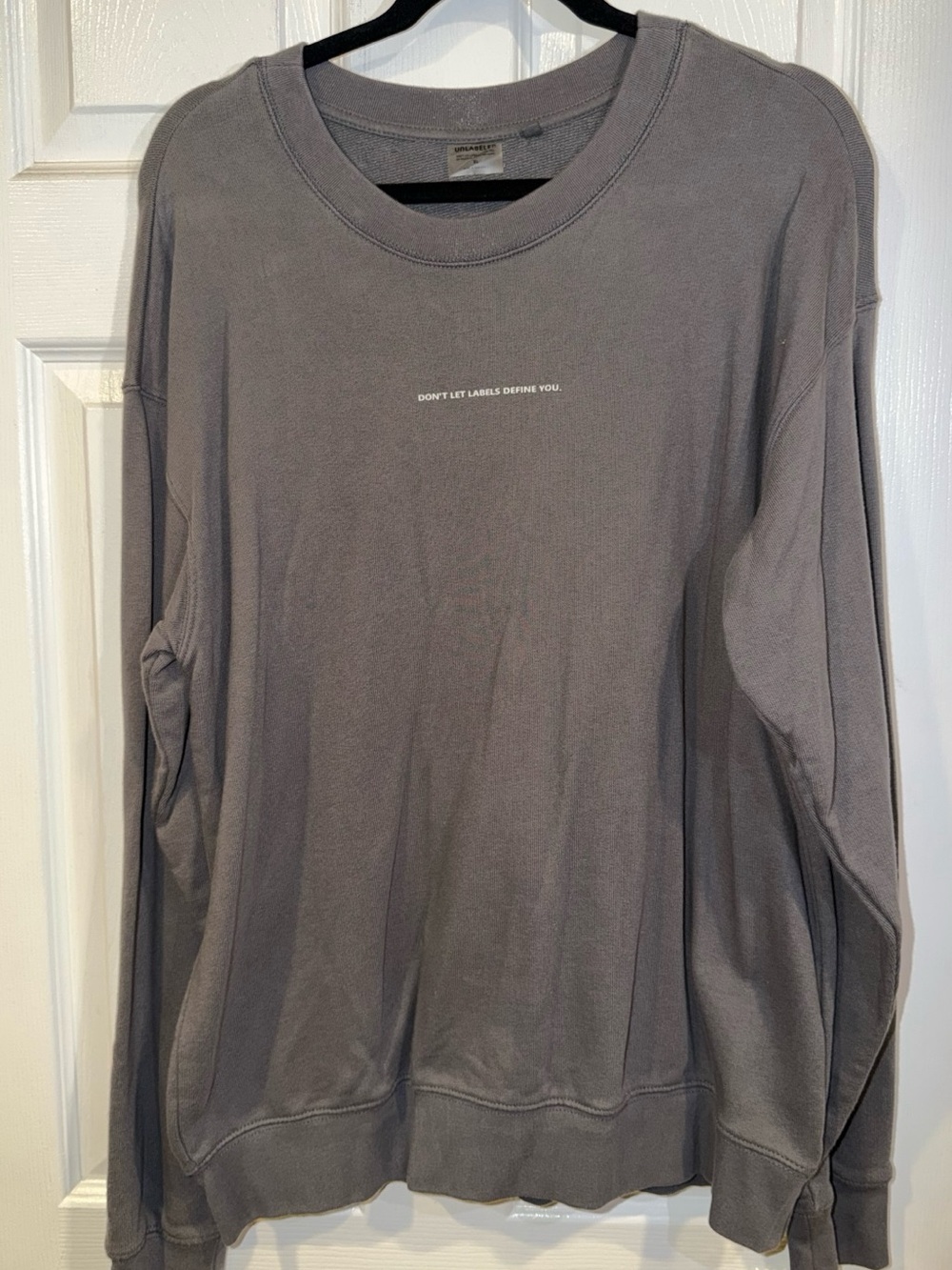 Gray Graphic Crewneck Sweatshirt